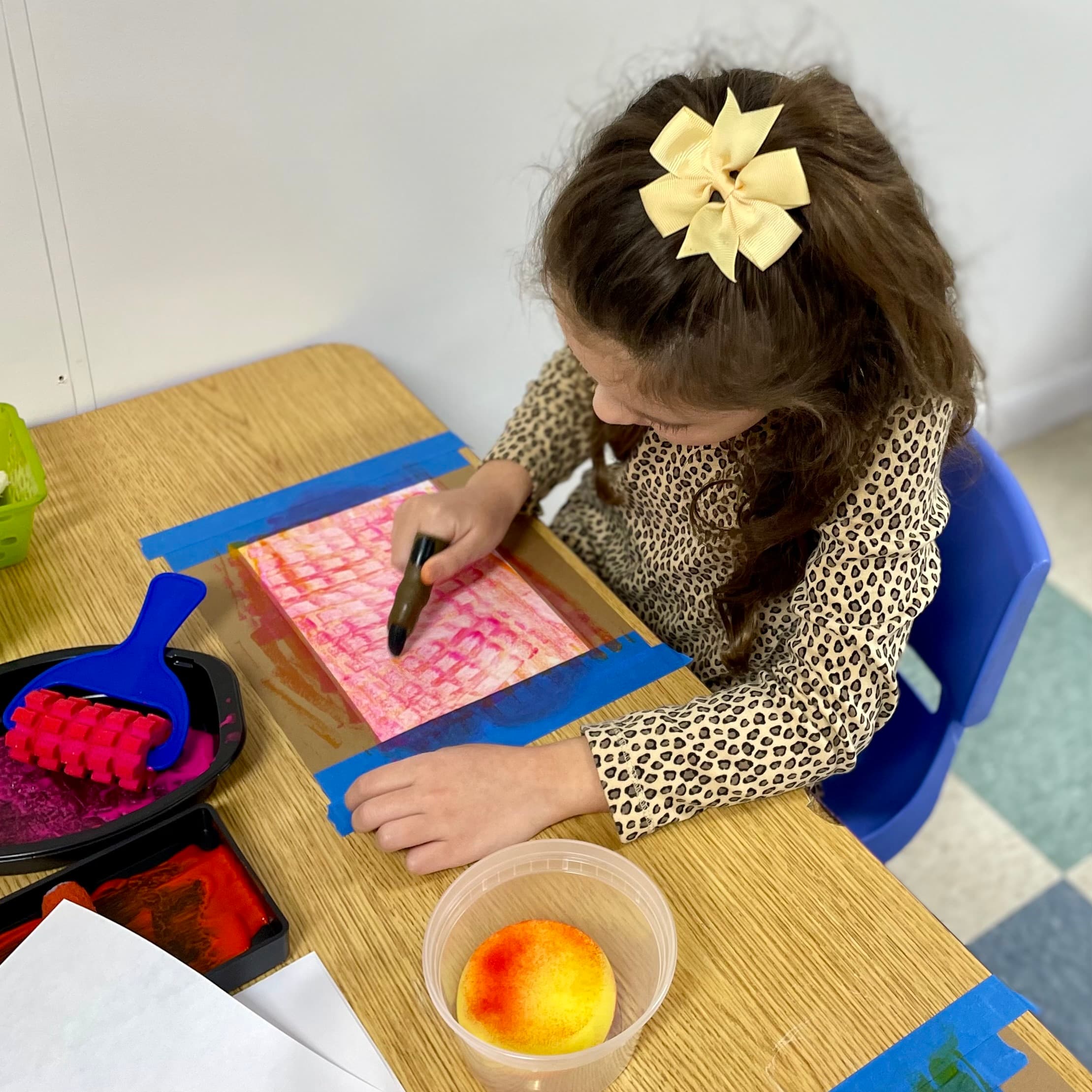Hands-on learning with Montessori materials